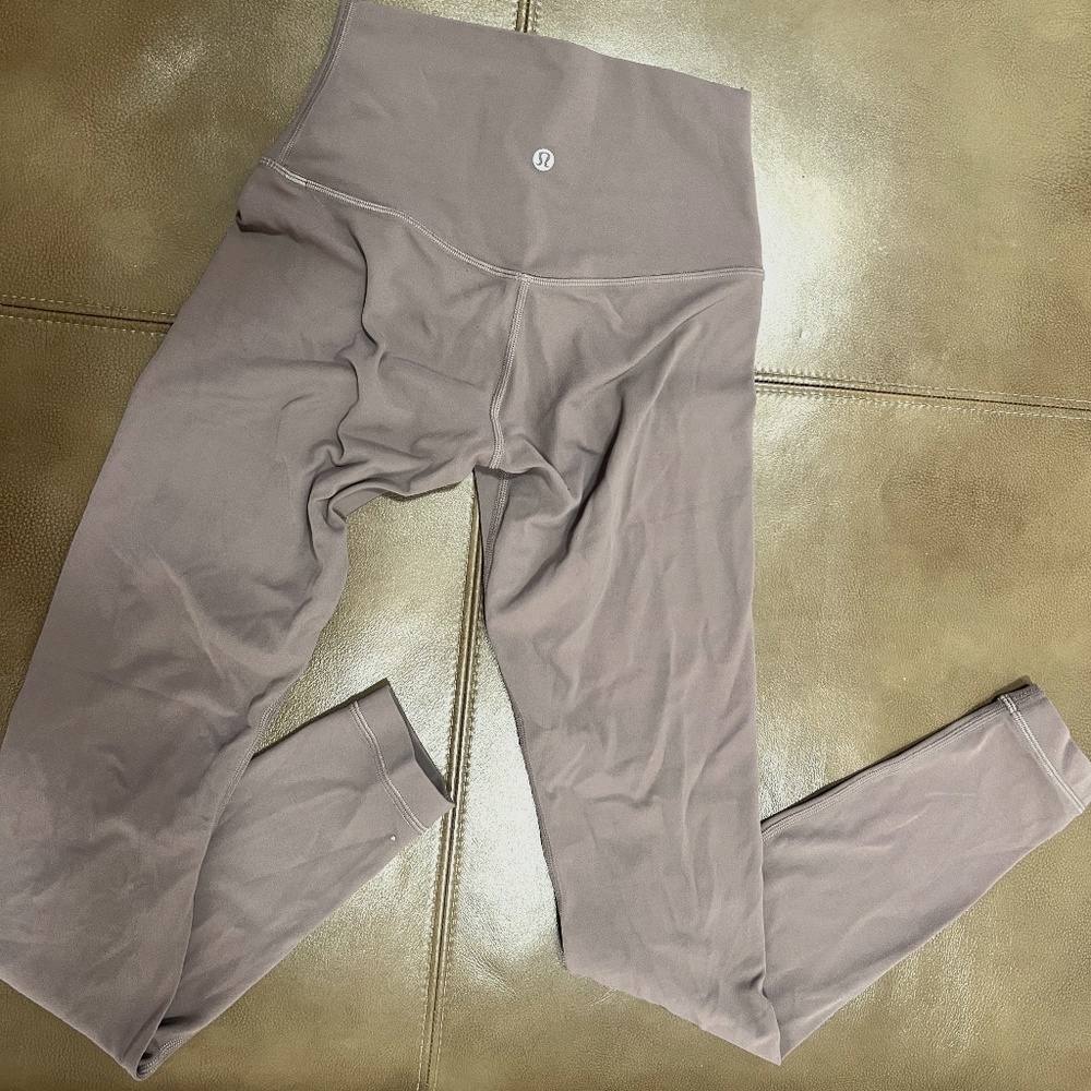 Lululemon Lunar Rock (light purplish gray color) Leggings Size 4